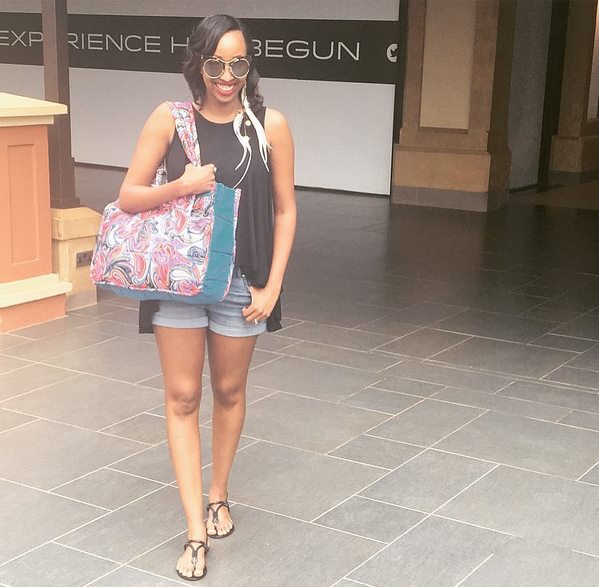 5 times Janet Mbugua slayed in tiny shorts that exposed her beautiful thighs (Photos)