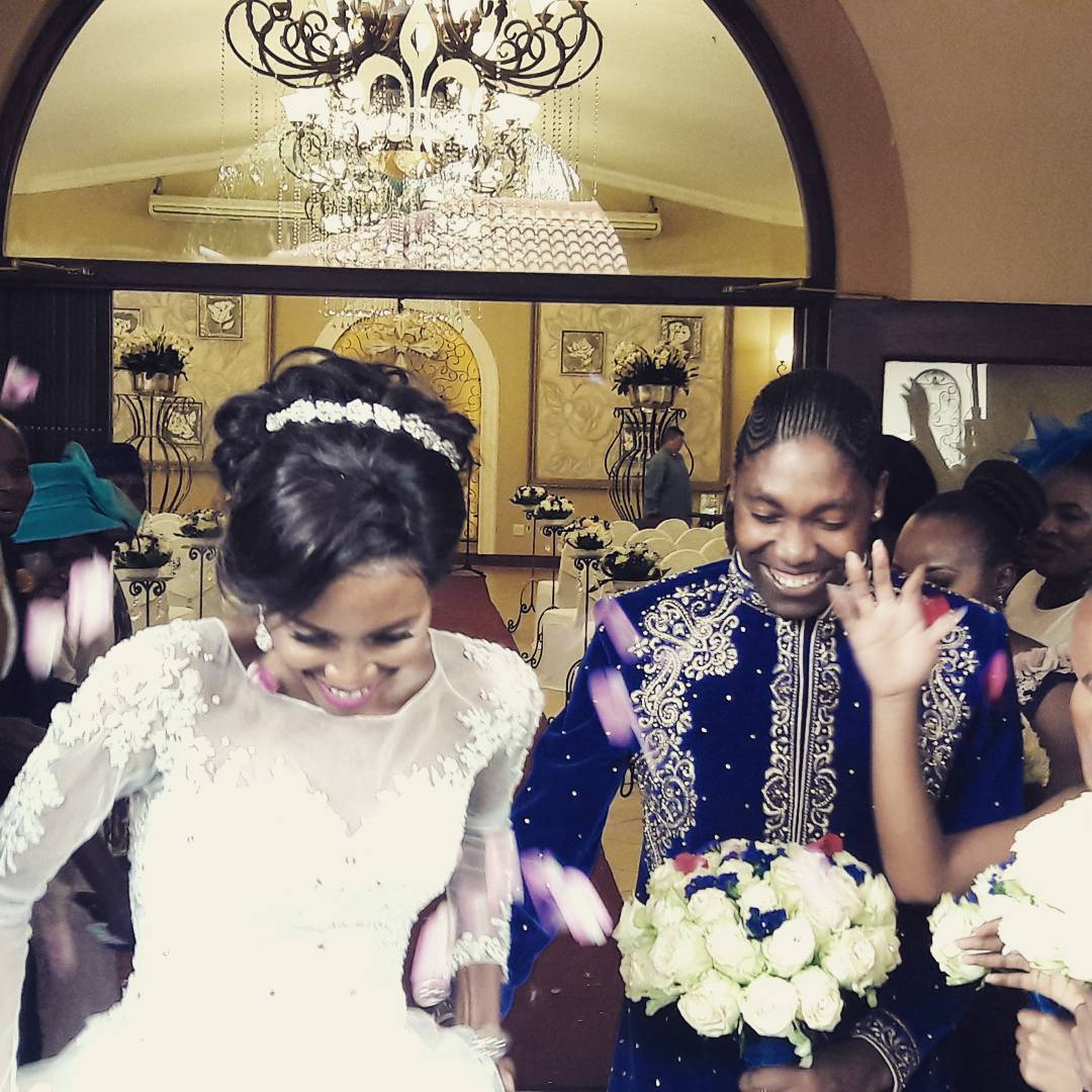 Caster Semenya weds the love of her life in lavish white wedding on her birthday