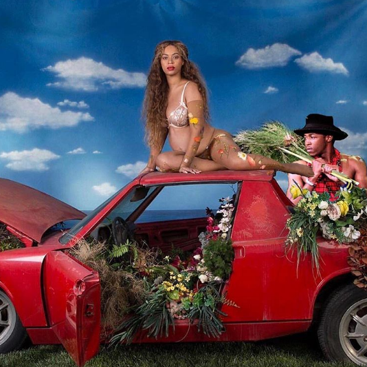 Comedian Idris photoshops himself into Beyonce's baby bump photos