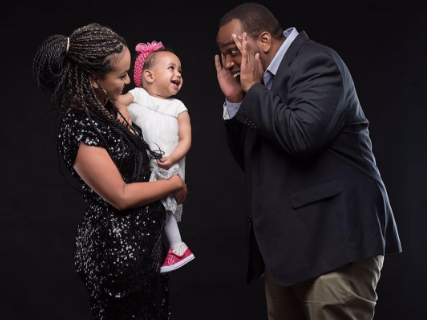 Adorable! Madraxx and his lovely lady celebrates their daughter’s 1st birthday