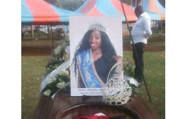 In pictures: The funeral of Miss World Nyamira Mercy Mokeira