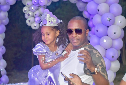 Steve Mbogo at his daughter's party