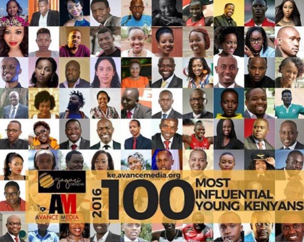 Full list of most influential young Kenyans of 2016 finally out….just who is this guy at number 2?