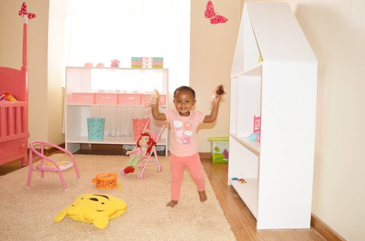 Planning for baby number two? DJ Mo and Size 8 evict their daughter from their room to her new princess like bedroom