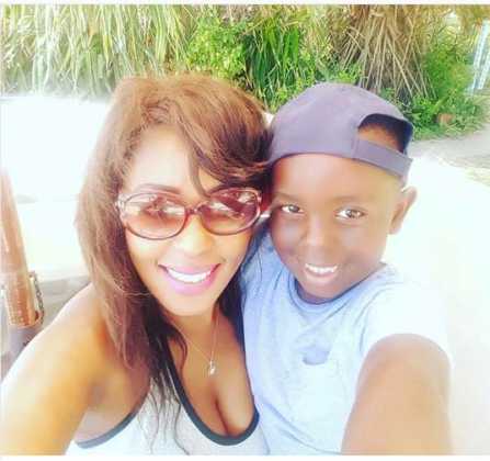 Lilian Muli shares a photo hanging out with the only man that completes her
