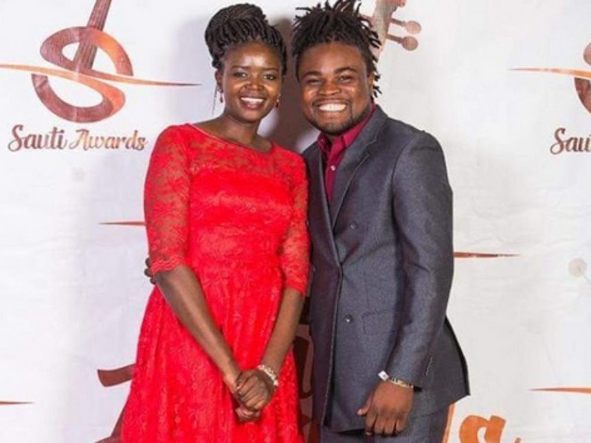Eunice Njeri’s ex husband Ado Bukasa finds a new baby (Photos)