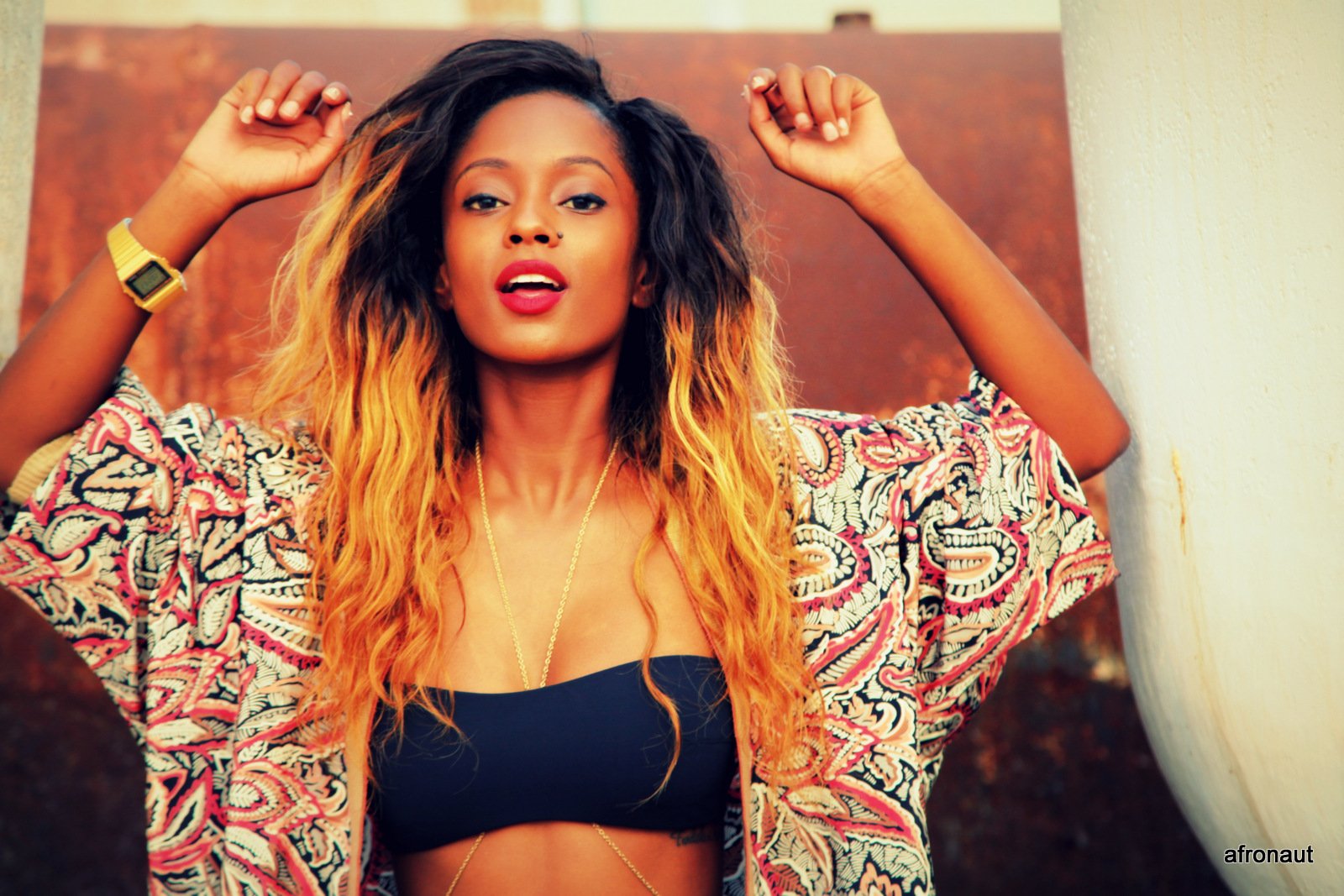 This is Why Tanzanian singing sensation Vanessa Mdee is in the Country.